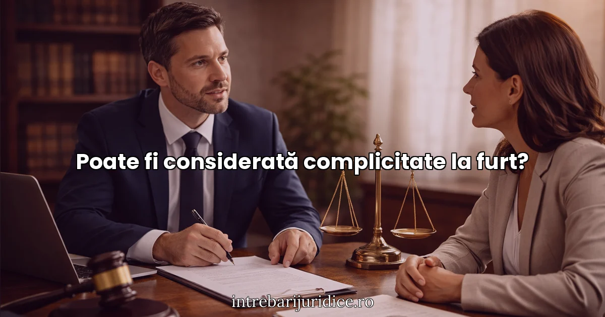 Poate fi considerată complicitate la furt?