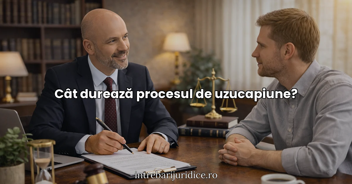 Cât durează procesul de uzucapiune?