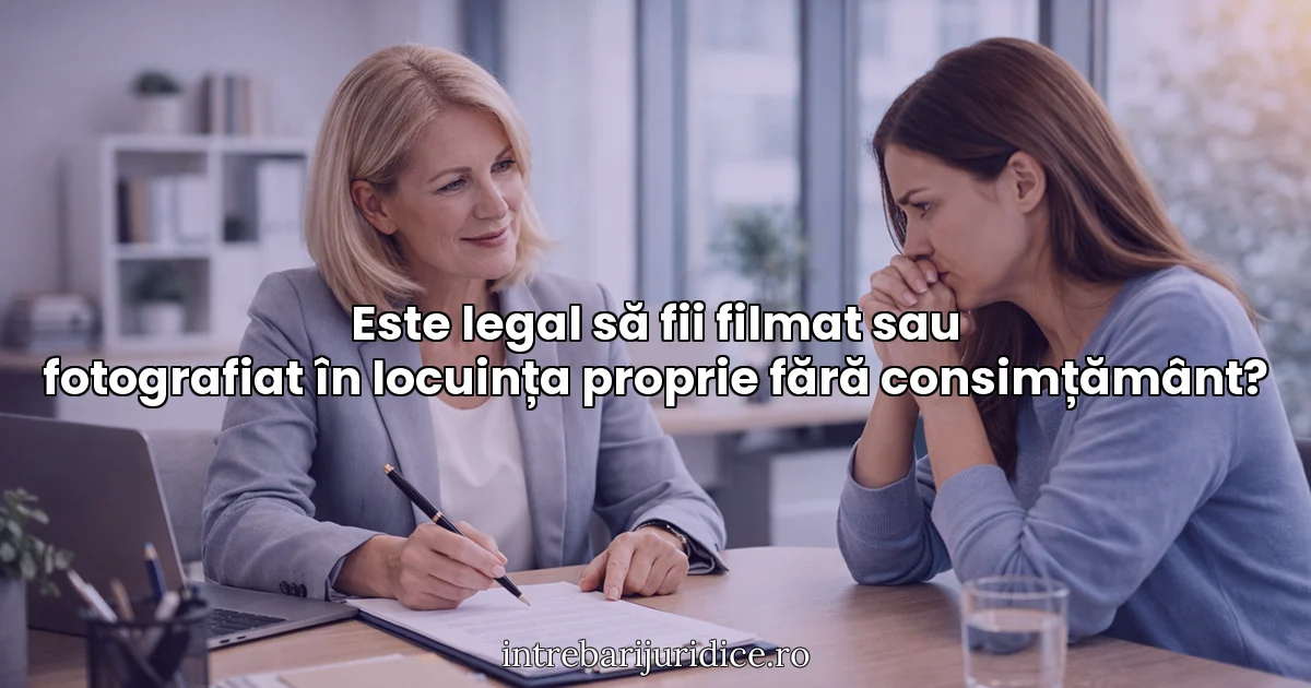 Este legal să fii filmat sau fotografiat în locuința proprie fără consimțământ?