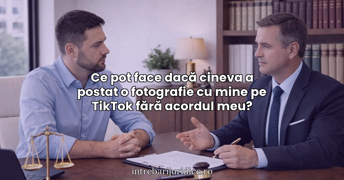 Ce pot face dacă cineva a postat o fotografie cu mine pe TikTok fără acordul meu?