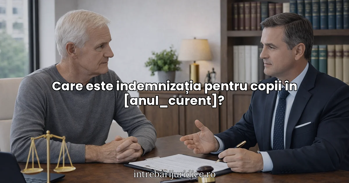 Care este indemnizația pentru copii în 2026?