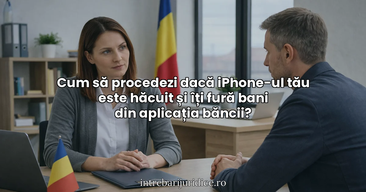 Cum să procedezi dacă iPhone-ul tău este hăcuit și îți fură bani din aplicația băncii?