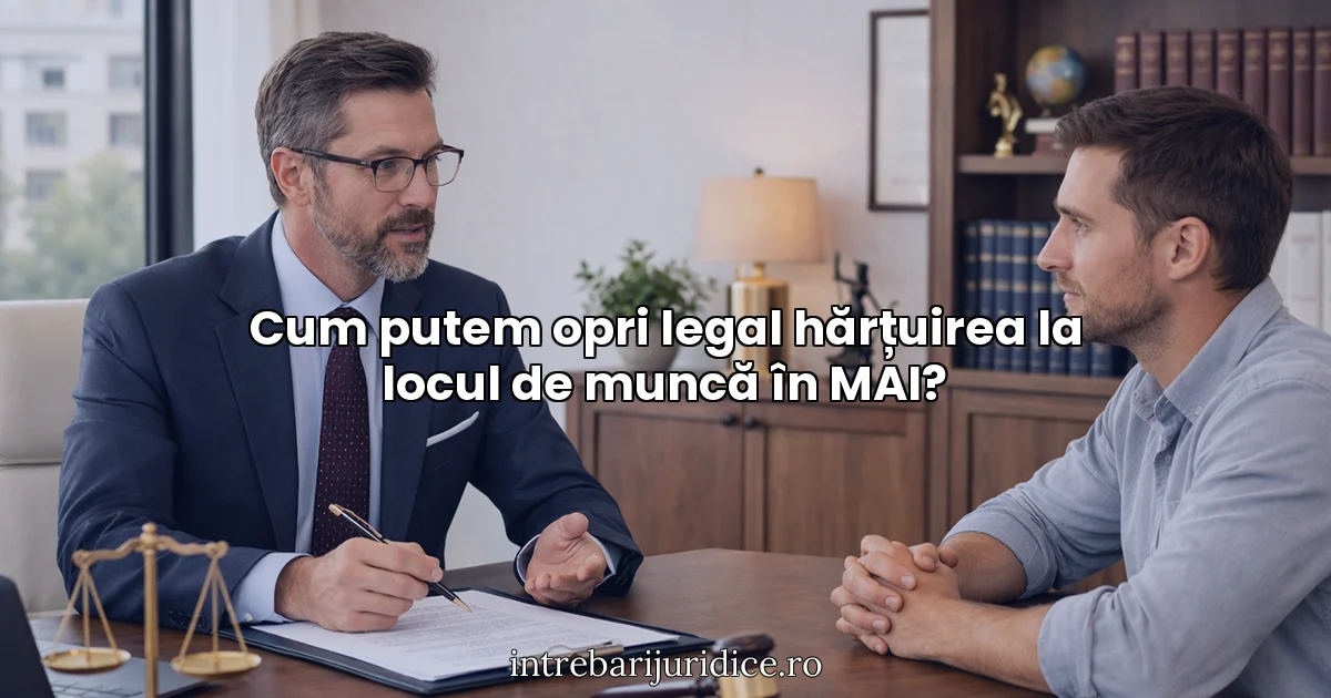 Cum putem opri legal hărțuirea la locul de muncă în MAI?