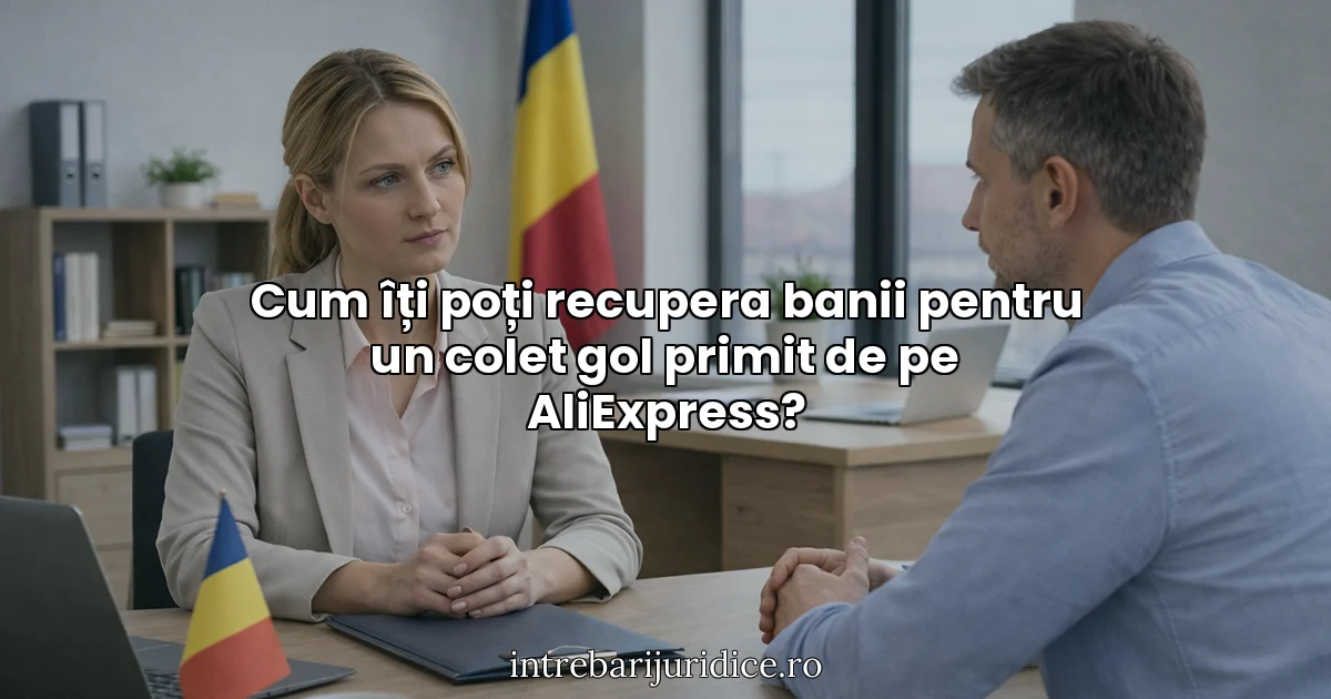 Cum îți poți recupera banii pentru un colet gol primit de pe AliExpress?