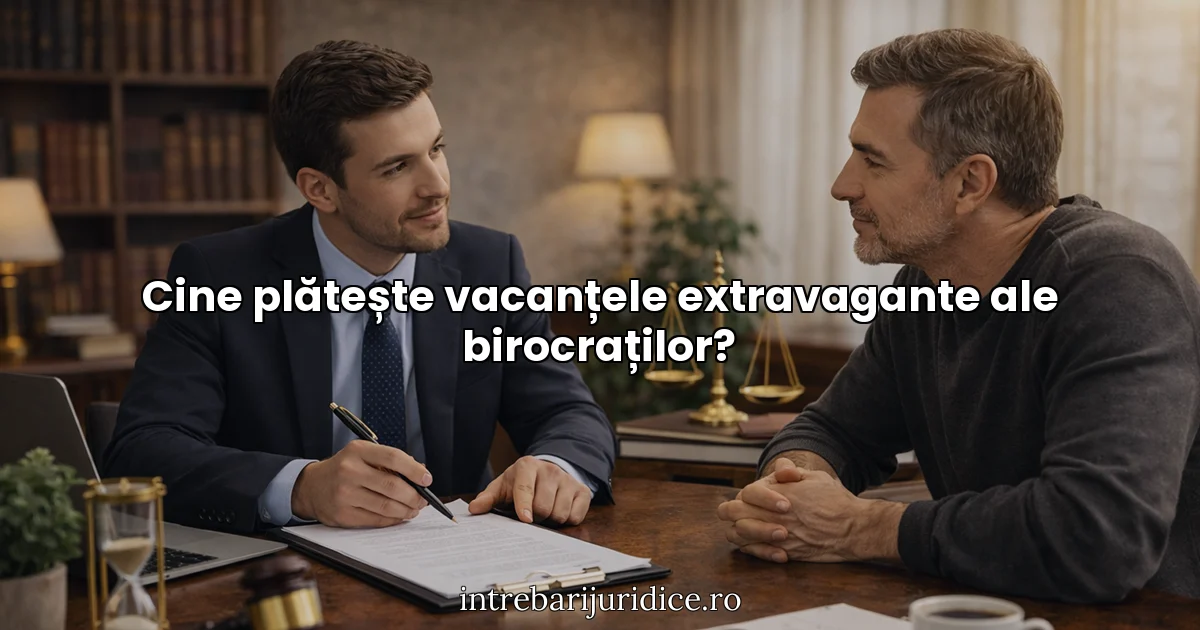 Cine plătește vacanțele extravagante ale birocraților?
