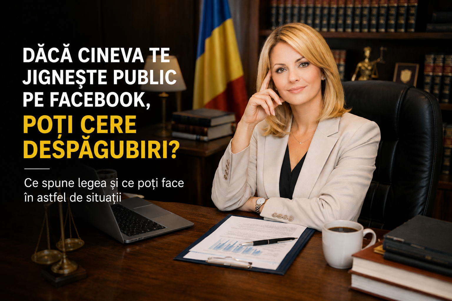 Dacă cineva te jignește public pe Facebook, poți cere despăgubiri?