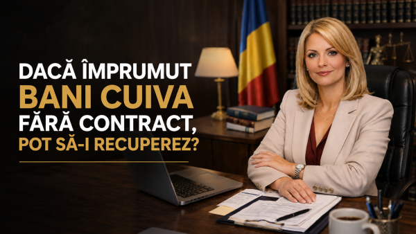 Dacă împrumut bani cuiva fără contract, pot să-i recuperez?